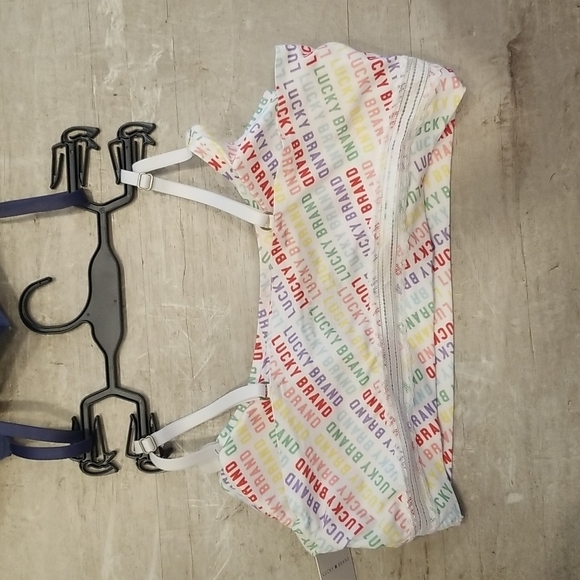 💕LUCKY BRAND💕 Logo Bralettes (2 Pk) XL NWT - Picture 4 of 9